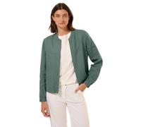 Blouson CECIL, Damen, Gr. XL (44), balmy khaki, Stoff, 100% Leinen, unifarben, casual, normal normal, hoch geschlossener Ausschnitt, Langarm Bündchen, Jacken, mit Stehkragen (82047317-XL) balmy khaki