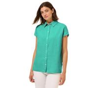 Cecil Damen Leinen-Hemdbluse in Grün, Gr: XXL