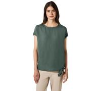 Cecil - Leinenmix Bluse mit Knoten grün - Gr. - S