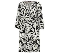 CECIL - Leinenmix Print Kleid black - Gr. - L