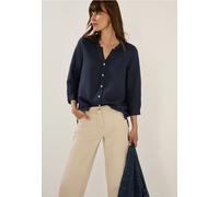 Cecil Leinenmix Tunika mit Knöpfen universal Blue M
