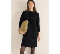 Cecil Damen Leo Jacquard Kleid in Schwarz, Gr: XS