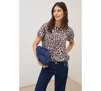 Cecil Damen Leo Shirt mit Raffung in Rot, Gr: L