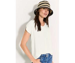 Cecil Damen Luftige Viskose Bluse in Weiß, Gr: XS