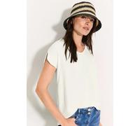 Cecil Damen Luftige Viskose Bluse in Weiß, Gr: XXL