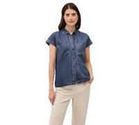 CECIL Damen 3411858 Lyocell Bluse, mid Blue wash, M