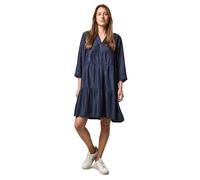 Midikleid CECIL Gr. XXL (46), US-Größen, blau (dark blue wash) Damen Kleider (11168810-XXL) dark blue wash