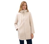 Fellimitatmantel CECIL, Damen, Gr. XL44, weiß (teddy vanilleweiß), Stoff, Obermaterial: 100% Polyester; Futter: 100% Polyester; Füllung: 100% Polyester, unifarben, normal kniefrei, ohne Ausschnitt, ab