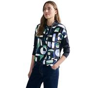 Cecil Damen Materialmix Hoodieshirt