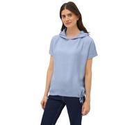 Kapuzenshirt CECIL, Damen, Gr. S (38), blau (mountain blau), Stoff, Vorderseite: 85% Modal, 15% Polyester; Kapuze: 85% Modal, 15% Polyester; Rückseite: 95% Viskose, 5% Elasthan, unifarben, normal norm