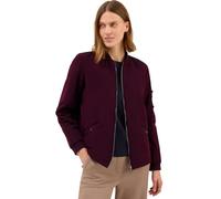 Blouson CECIL, Damen, Gr. L (42), lila (schwarz plum), Stoff, Obermaterial: 82% Polyester, 18% Polyamid; Futter: 100% Polyester, unifarben, casual, normal normal, hoch geschlossener Ausschnitt, Langar