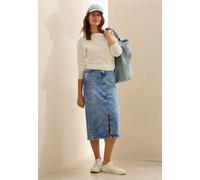 Cecil Damen Maxi Jeansrock in Blau, Gr: 33