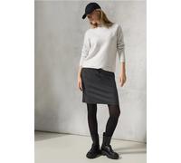Cecil Damen Melange-Look Joggskirt in Schwarz, Gr: XXL