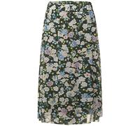 Cecil Damen Mesh-Rock mit Blumen Utility Olive XS