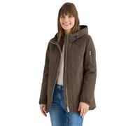 Steppmantel CECIL, Damen, Gr. XL (44), mocha taupe, Stoff, Obermaterial 1: 100% Polyester; Obermaterial 2: 100% Polyester; Futter: 100% Polyester; Füllung: 100% Polyester, gemustert, comfort fit, ohne