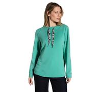 Sweatshirt CECIL Gr. S (38), aventurine grün Damen Sweatshirts (13404216-S) aventurine grün