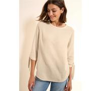 Cecil Damen Musselin Bluse in Beige, Gr: M