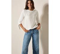Cecil Damen Musselin Bluse in Weiß, Gr: L