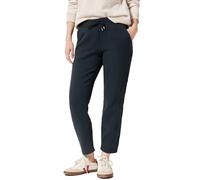 Stoffhose CECIL, Damen, Gr. XL, Länge 28, blau (universal blau), Web, 100% Baumwolle, unifarben, comfort fit normal, Hosen, Elastikbund mit Tunnelzug (10448022-XL) universal blau