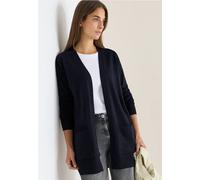 Cecil Damen Offener Cosy Cardigan in Blau, Gr: XL