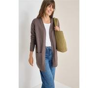Cecil Damen Offener Cosy Cardigan in Braun, Gr: L
