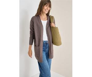 Cecil Damen Offener Cosy Cardigan in Braun, Gr: M