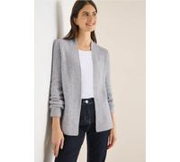 Cecil Damen Offener Cosy Cardigan in Grau, Gr: XXL