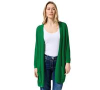 CECIL Damen B253948 Offener Feinstrick Cardigan, Garden Green, M