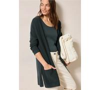 Cecil Damen Offener Feinstrick Cardigan in Grün, Gr: XS