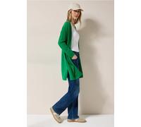 Cecil Damen Offener Feinstrick Cardigan in Grün, Gr: XS