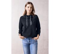 Cecil Damen Ottoman-Pullover in Blau, Gr: XS