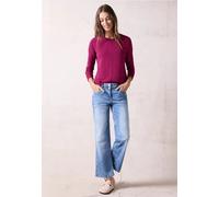 Langarmshirt CECIL Gr. S (38), pink (jewel pink) Damen Shirts (50243469-S) jewel pink
