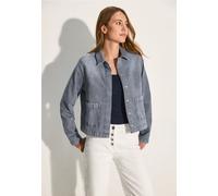 Jeansjacke CECIL Gr. XXL (46), blau (mid blue wash) Damen Jacken (25704823-XXL) mid blue wash