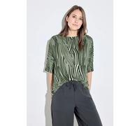 CECIL Damen B321296 Oversize T-Shirt, cool Khaki, X-Small