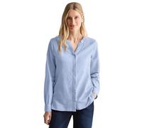 Cecil Langarmbluse Oxford B345311 Damen 100% Baumwolle Rundhals XL (44) Fresh Light Blau