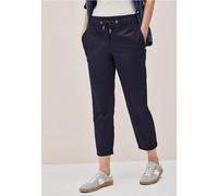 Cecil Damen Papertouch Hose in Blau, Gr: XL