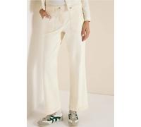 Cecil Damen Patch Pocket Jeans in Beige, Gr: 31