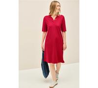 Cecil Damen Piqué Polo-Kleid in Rot, Gr: L