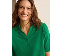 Cecil Damen Piqué Poloshirt in Grün, Gr: XS