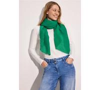 CECIL Damen B572511 Plissée-Schal, Malachite Green, A