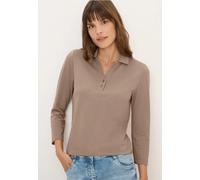 CECIL Damen 3227473 Poloshirt mit Knopfdetail, Natural Taupe, X-Large