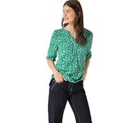 CECIL Damen B345548 Print-Bluse mit Glitzer, Pastel Blue, XXL