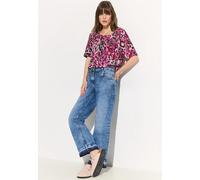 Cecil Damen Print Carmen Bluse in Pink, Gr: XS