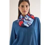 Cecil Damen Loop‑Schal Print – Blau – One Size