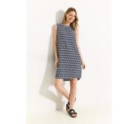 Cecil Damen Print Sommer-Kleid in Weiß, Gr: XS