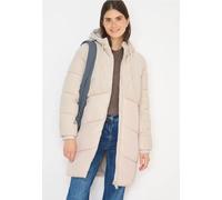 CECIL Puffer Mantel mit Cordmix teddy vanilla white M