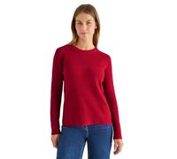 Strickpullover CECIL, Damen, Gr. S (38), beaujolais rot, Strick, Obermaterial: 37% Baumwolle, 34% Polyacryl, 26% Polyester, 3% Elasthan, unifarben, normal hüftbedeckend, Rundhals, Pullover, mit Strukt