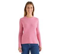Strickpullover CECIL, Damen, Gr. M (40), schwarz blossom melange, Strick, Obermaterial: 37% Baumwolle, 34% Polyacryl, 26% Polyester, 3% Elasthan, unifarben, casual, normal hüftbedeckend, Rundhals, Lan