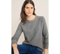 CECIL Pullover mit Strukturdetails Sporty Grey Melange M