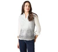 Kurzarmpullover CECIL Gr. L (42), soft silver melange Damen Pullover (46494462-L) soft silver melange